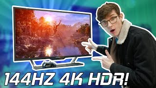 A HUGE 4K HDR Gaming Monitor That Has EVERYTHING  Acer CG437K Hand On [upl. by Sevy]