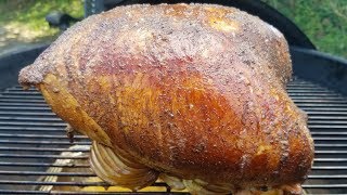 How To Smoke A Turkey Breast On A Weber Grill [upl. by Dolley]