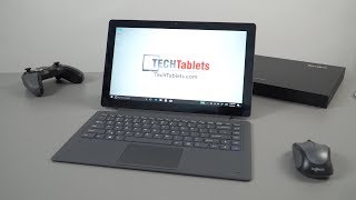 AllDoCube KNote 8 Unboxing amp HandsOn Review Core M37Y30 2in1 Windows Tablet [upl. by Milon42]