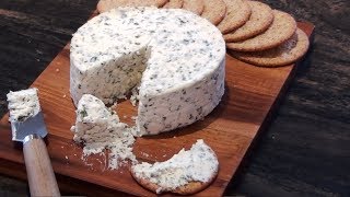 How to Make Cheese at Home  Homemade Boursin Cheese [upl. by Ennylyak]