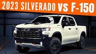 AllNew 2023 Ford F150 vs 2023 Chevrolet Silverado  Truck Comparison [upl. by Sheepshanks]