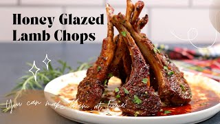 How to Impress Your Valentine with Honey Glazed Lamb Chops [upl. by Mcadams]