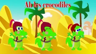 Ah les crocodiles  5 Comptines Animées [upl. by Chastain430]