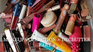 MAKEUP COLLECTION  DECLUTTER 2024  PART 4  LIP PRODUCTS WITH SWATCHES [upl. by Magas]