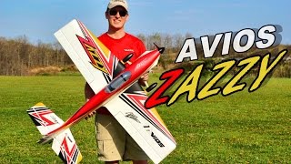 Avios Zazzy Sports RC Plane 1300mm Maiden Flight  TheRcSaylors [upl. by Vevine598]