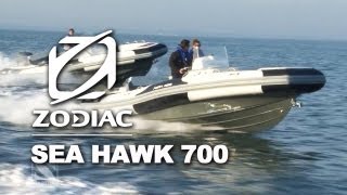 Zodiac Sea Hawks 700 2012  Rigid Inflatable Boats RIB [upl. by Ymerej]