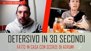 Detergente con scorze di arancia in 30 secondi [upl. by Nuahsar]