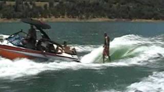 Malibu Wakesetter VTX Wakesurfing [upl. by Schwarz101]