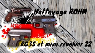 Nettoyage ROHM RG3S  revolver 22 🇩🇪🇩🇪 [upl. by Myna]