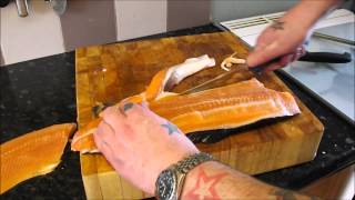 How To Fillet A Rainbow Trout The Easy Way [upl. by Flosser]