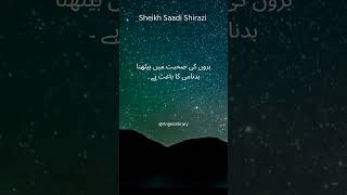 Quotes of Sheikh Saadi shortsfeed shorts urdu viralvideo shirazi shiraz [upl. by Korrie441]