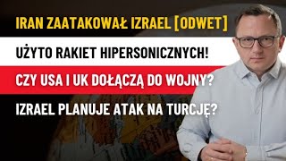 Iran Zaatakował Izrael ODWET Jakie będą Konsekwencje USA i UK Dołączy Do WOJNY [upl. by Aenea698]