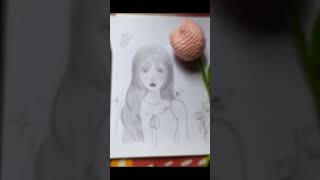 sketch with me 💌 trendingshorts trending sketch explore [upl. by Ittocs]