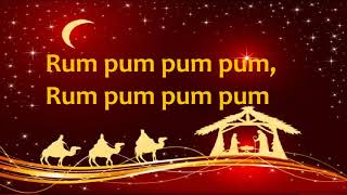 Little Drummer Boy by Pentatonix Lyrics [upl. by Hgielrac848]