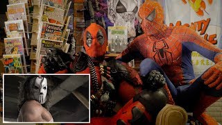 CASEY JONES vs KICKASS  REACTION SPANDEX WITH SPIDERMAN amp DEADPOOL [upl. by Rostand416]