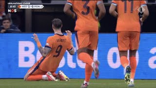 Wout Weghorst Goal Netherlands vs Hungary 40 All Goals and Extended Highlights [upl. by Guilbert]