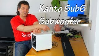 kanto sub6 subwoofer and yamaha yas 107 review  sound comparisons [upl. by Burrus467]