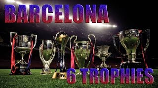 Barcelona 6 of 6 trophies 2009 year  Барселона 6 из 6 трофеев 2009 год [upl. by Ahsieki794]