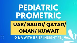 Pediatric Prometric Exam Q n A Part3 2024 prometric dha moh [upl. by Akimad31]