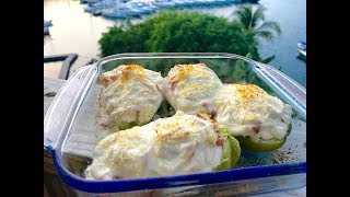 CHAYOTES RELLENOS DE JAMÓN GRATINADOS [upl. by Hanan]