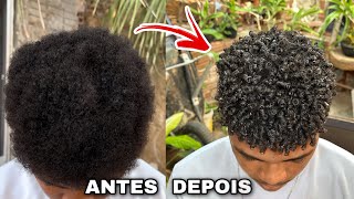 COMO CACHEAR CABELO CRESPO CURTO TIPO 4  TUTORIAL COMPLETO 2023  POR RAPHAEL LORRANH [upl. by Warms831]