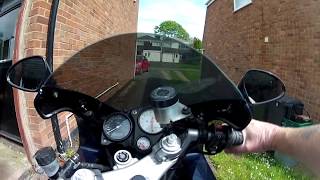 VFR 750 Handlebar conversion for VTR Firestorm [upl. by Ynehteb620]