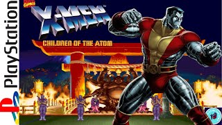 XMen Children of the Atom 1994 PS1 33 HD quotCOLOSSUSquot RETRO GAMEPLAY [upl. by Kcirderfla]