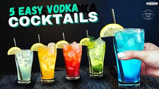 Easy Vodka Cocktails  How to make Vodka Cocktail at home [upl. by Hotchkiss206]