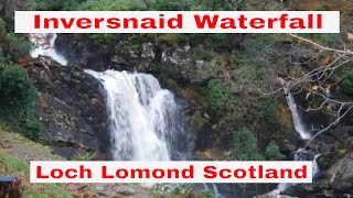 Scotland Inversnaid Falls Loch Lomond [upl. by Nadruoj]