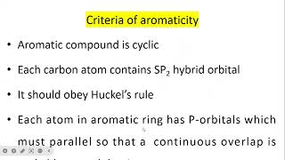 Huckel’s Rule and explanation of aromaticity and non aromaticity with examplesAromaticityCHEM201 [upl. by Ailin]