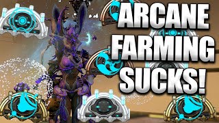 Open World Arcane Farming Really Really Sucks  Warframe Rant [upl. by Nae]