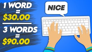 Earn 30 Per Word You Type Make Money Online 2024 [upl. by Eislehc919]