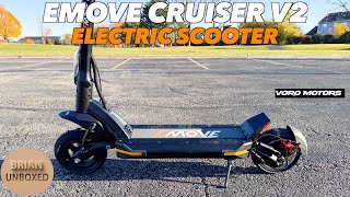 EMOVE Cruiser V2 Electric Scooter  Full Review [upl. by Tulley]