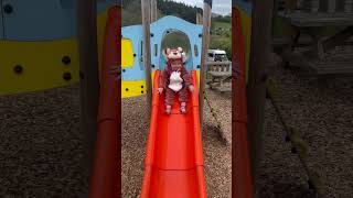 Rory Loves Slides Especially at CoftonHolidays vanlife fulltimevanlife travelfamily [upl. by Dode]