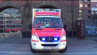 Seitenspiegel abgefahren Feuerwehr Hamburg schafft es nur sehr schwer durch den Verkehrsinfarkt [upl. by Warfeld]