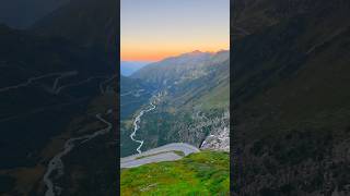 Hotel Belvédère Furka Pass Switzerland  A new day 🌅 switzerland travel nature [upl. by Pavkovic454]