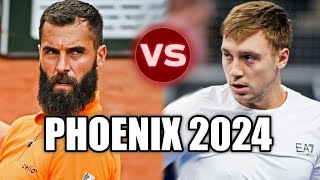 Benoit Paire vs Hamad Medjedovic PHOENIX 2024 Highlights [upl. by Setiram264]