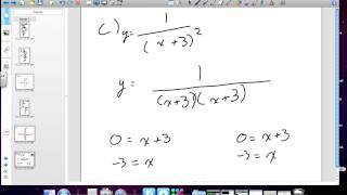 Finding Vertical and Horizontal Asymtopes Quotients of Polynomial Functions Grade 12 Advanced Functions Lesson 5 2 [upl. by Brenden]