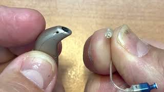 How to change Oticon Real More Hearing Aid Receivers Speaker Units and Retention Lines [upl. by Gottfried642]