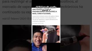 cigarros cigarroeletronico vapes saludybienestar salud amlo medicina política noroña [upl. by Cann]