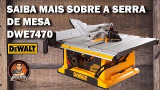 SERRA DE MESA DWE7470 1800 WATTS  DEWALT [upl. by Chen61]