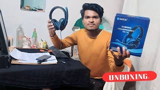 Matlek Gaming Headphones With Mic Unboxing Medipanch [upl. by Lipscomb]