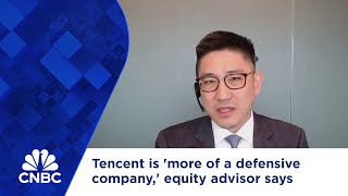 Tencent is more of a defensive company equity advisor says [upl. by Okiman]