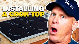 INSTALLING ELECTRIC COOKTOP DIY Range or Stove Top Installation Instructions [upl. by Burrton789]