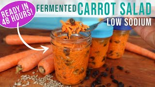 Make this quick Fermented Carrot Salad when in a rush for a fermented food [upl. by Ecnaret]