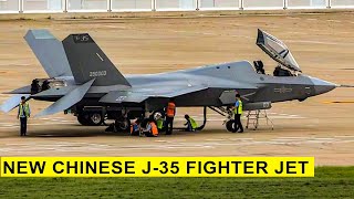 Revealed New Chinese J35 fighter jet  US Shocked [upl. by Eeneg670]