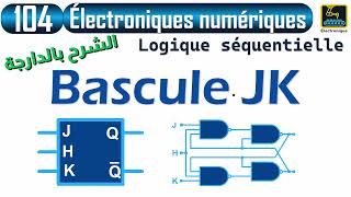 104 Logique séquentielle Bascule JK [upl. by Annairda313]