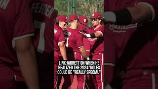 FSU Baseball Coach Link Jarrett on when he realized 2024 ‘Noles could be special FSU FloridaState [upl. by Hardman987]