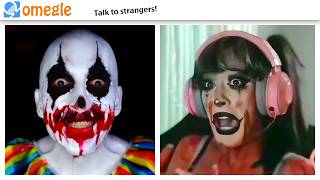 Omegle But IM A CREEPY CLOWN [upl. by Allenrac]