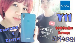 UnboxingReview Vivo Y11 Bajet Fon Harga RM499 Malaysia [upl. by Czarra564]